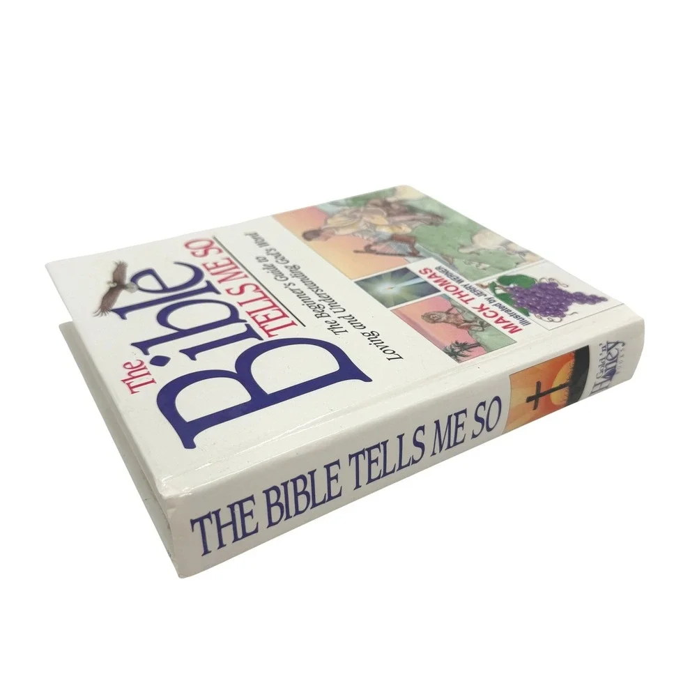 The Bible Tells Me So Hardcover Childrens Book White 1992